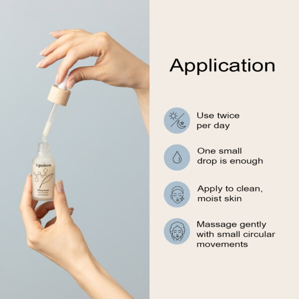 tigoderm serum application